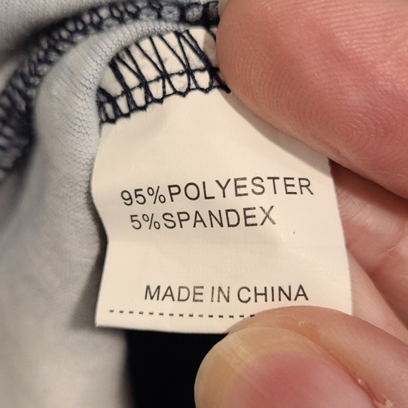 💙 TANK TUNIC: Blue Floral Tank Tunic trapeze hem - Picture 4 of 4